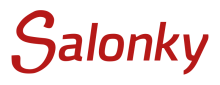 Salonky - logo - red
